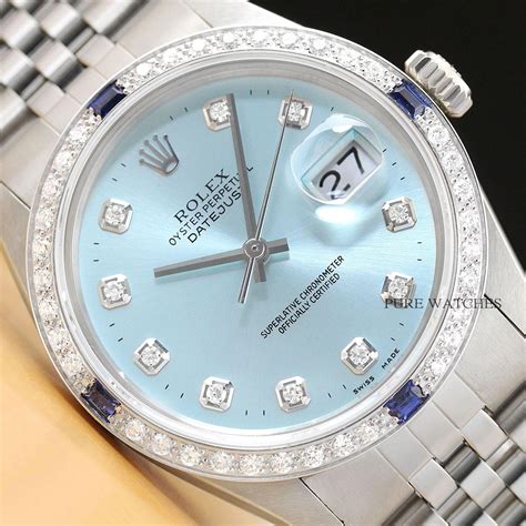 white ice rolex|rolex datejust ice blue.